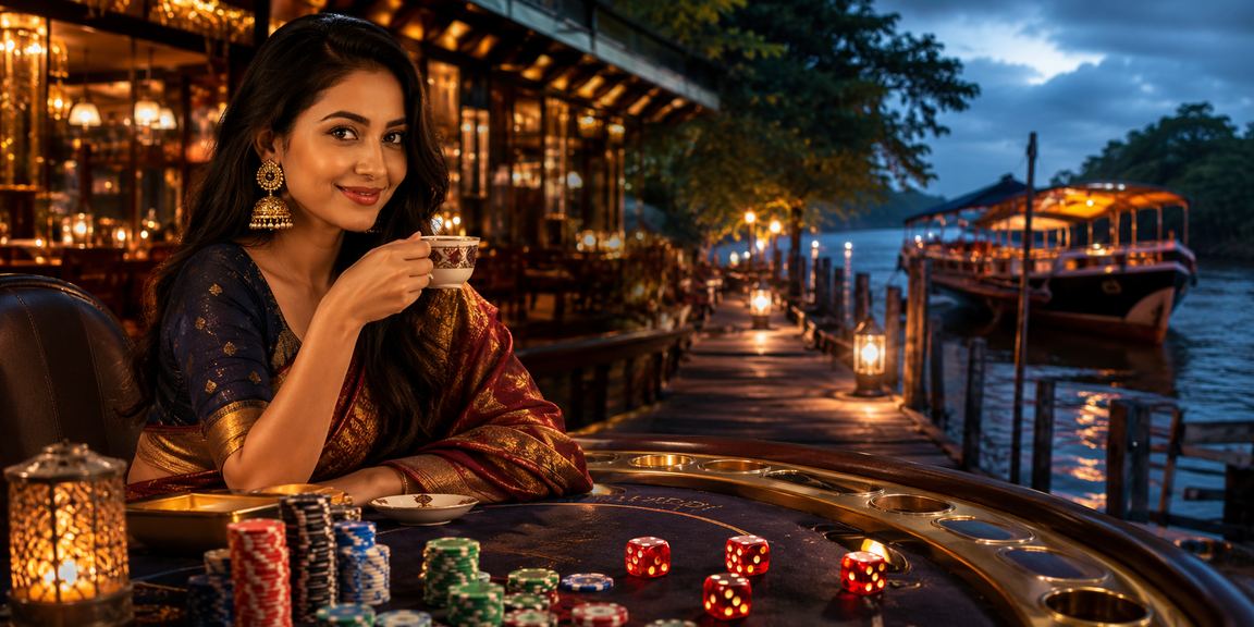 খুলনায় ডাইস গেম খেলছেন একজন বাংলাদেশি মডেল