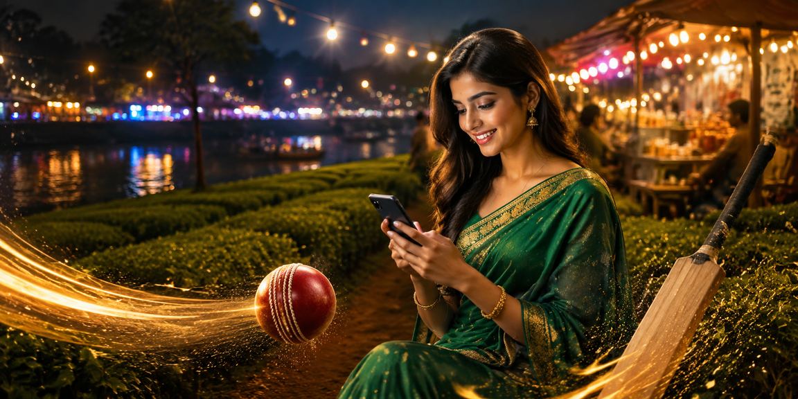 ময়মনসিংহে ক্রিকেট বেটিং প্রোমোশনে অংশগ্রহণ করছেন একজন নারী